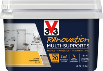 RENO MULTI SUPPORTS POT 0,5 L JAUNE TO